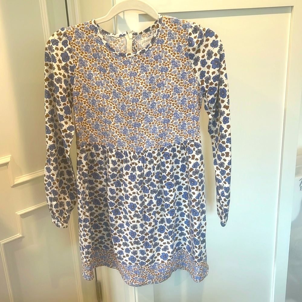Johnnie b long sleeve floral print girls dress size 13/14